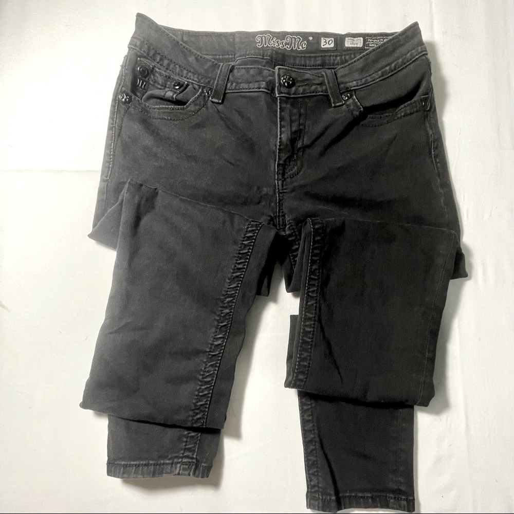 Womens black miss me jeans